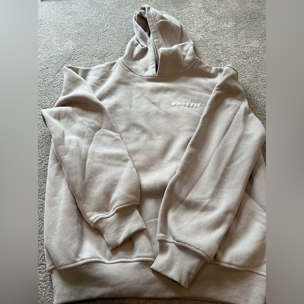 White Fox Women Cream Color Vol.3 Hoodie